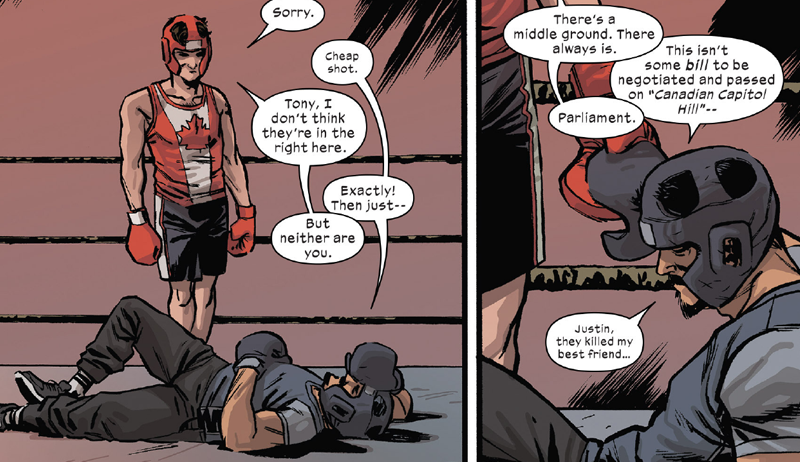 Illustration for article titled Justin Trudeau Just Showed Up to Dunk On Marvel's Civil War II